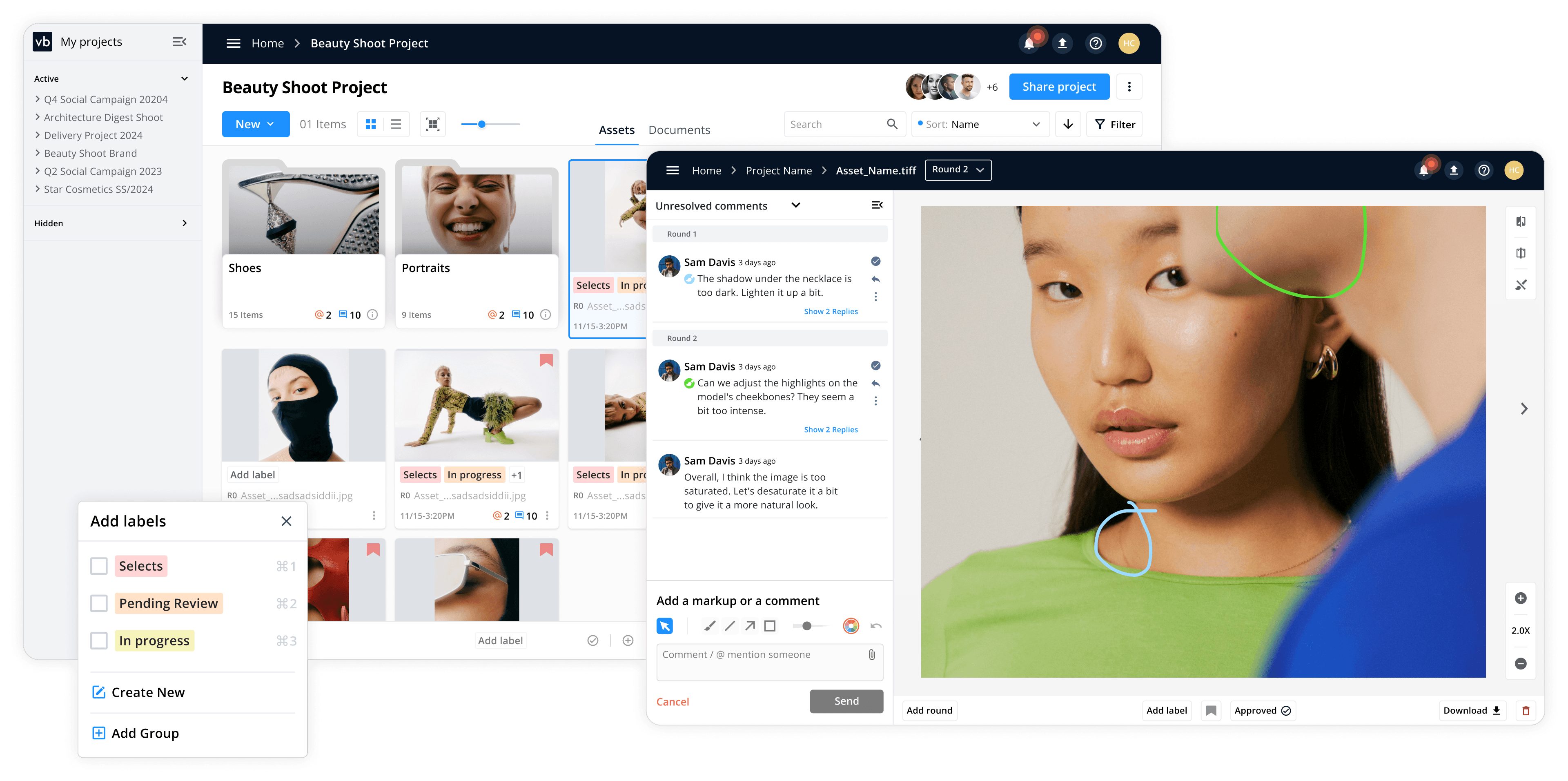 VeryBusy – professional image proofing platform